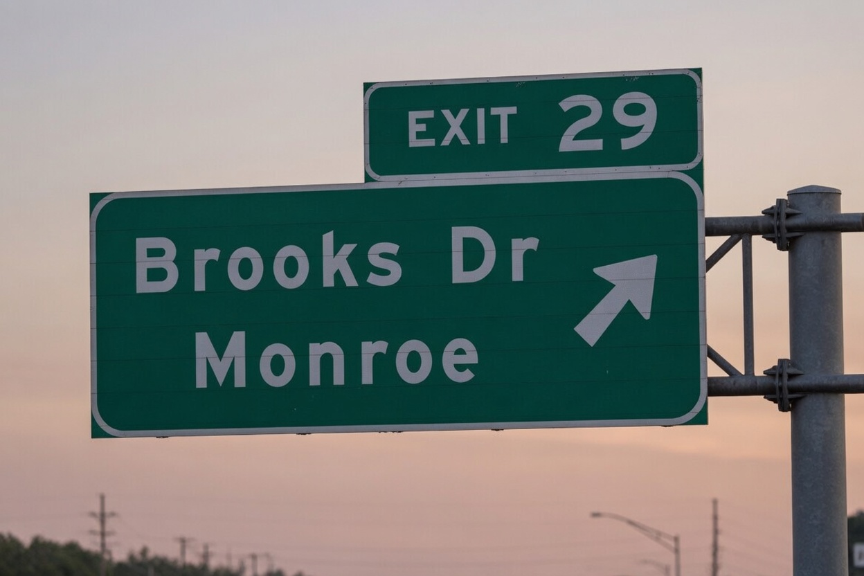 Monroe Ohio Brooks Drive I-75 exit